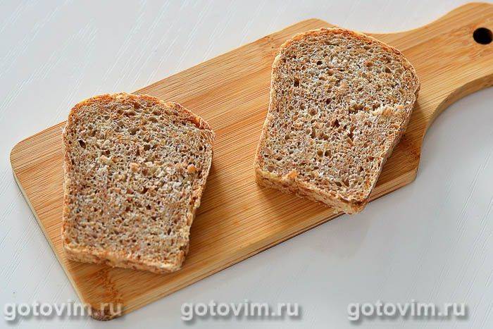 Брускети з вершковим сиром і слабосоленою сьомгою