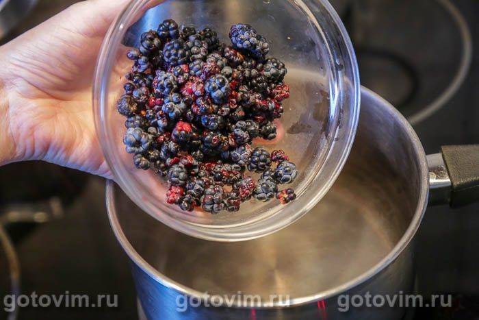 Компот із костяники та ожини