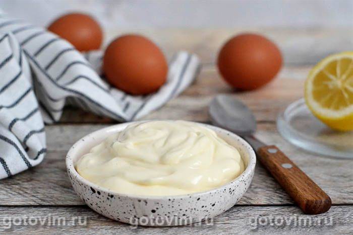 Домашній майонез. Фотографія рецепта