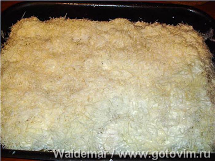 Картопляна запіканка з рибою 