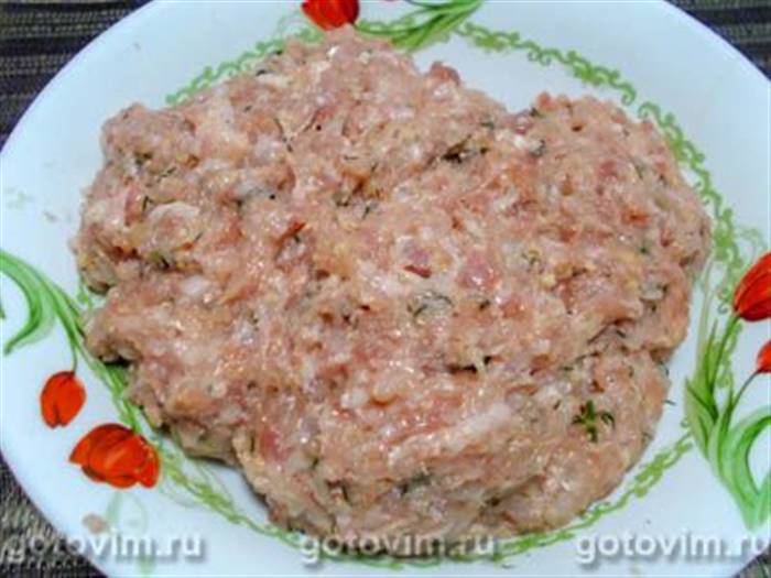 Котлети з кролика на пару