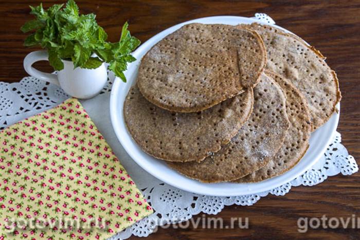 Житні вафлі з лляним борошном. Фотографія рецепта