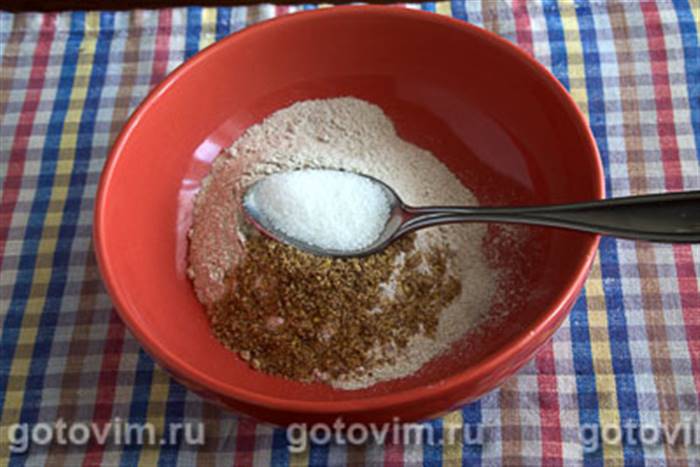 Житні вафлі з лляним борошном