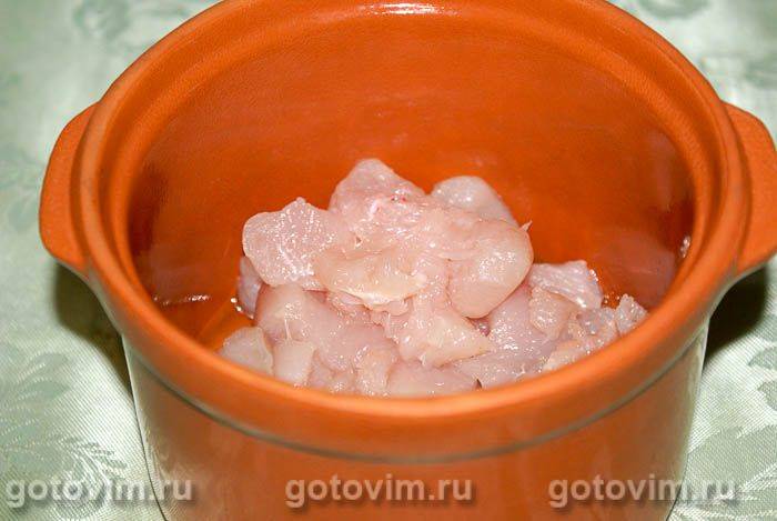 Куряче філе з овочами, запечене в духовці