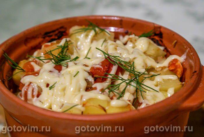 Куряче філе з овочами, запечене в духовці