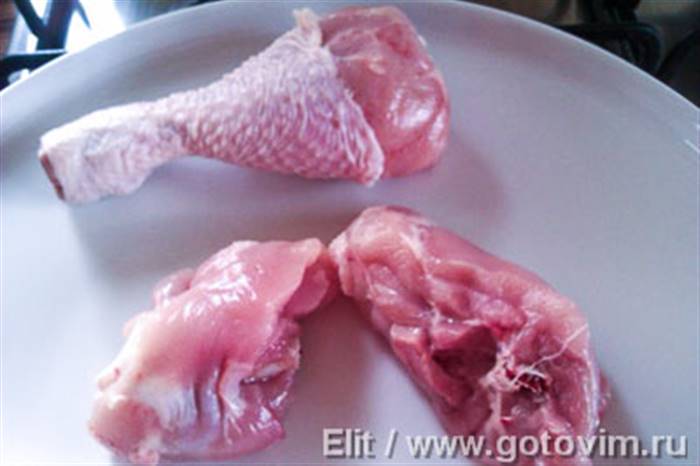 Курка в пиві з овочами (Pollo a la cerveza con verduras)