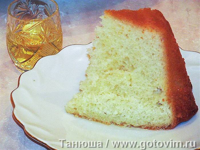 П'яна баба з лімончелло. Фотографія рецепта