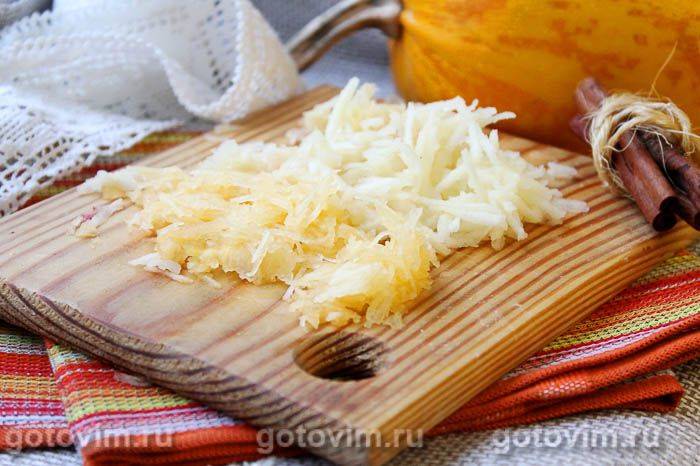 Запіканка з гарбуза з яблуками