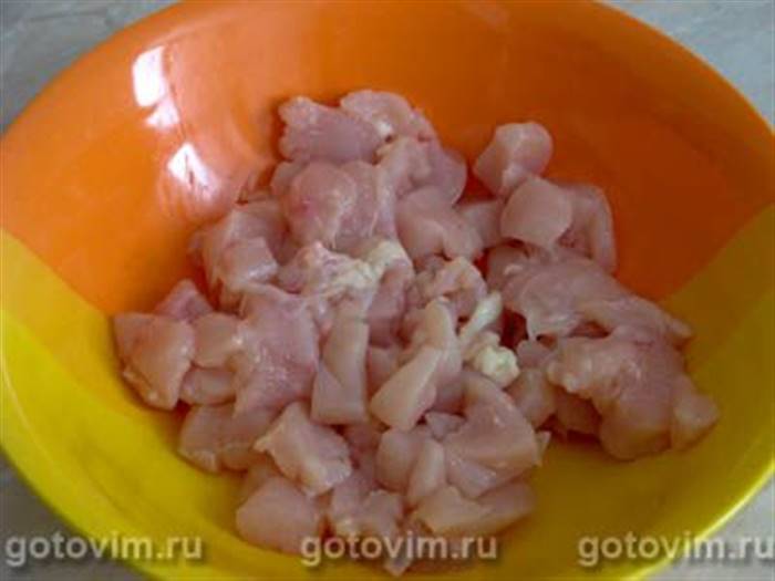 Гарбузова каша з куркою