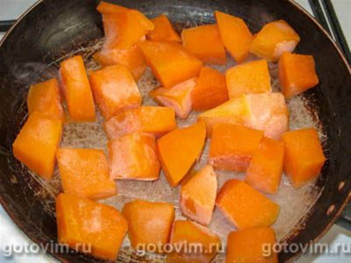 Гарбузова каша з куркою