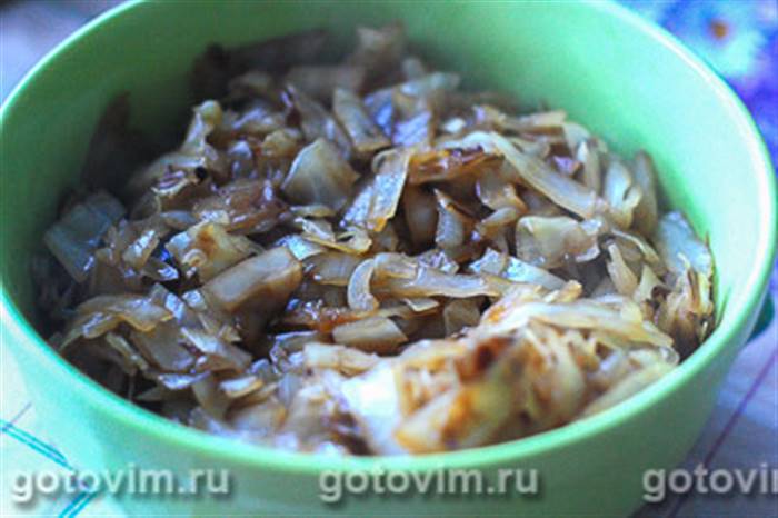 Пиріг із капустою із сирного тіста