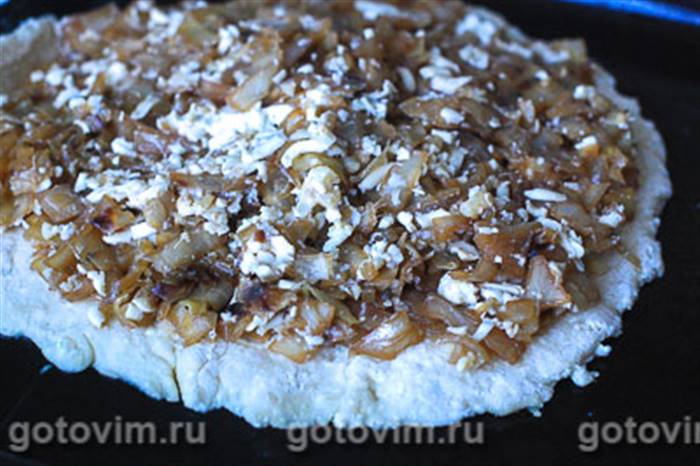 Пиріг із капустою з сирного тіста