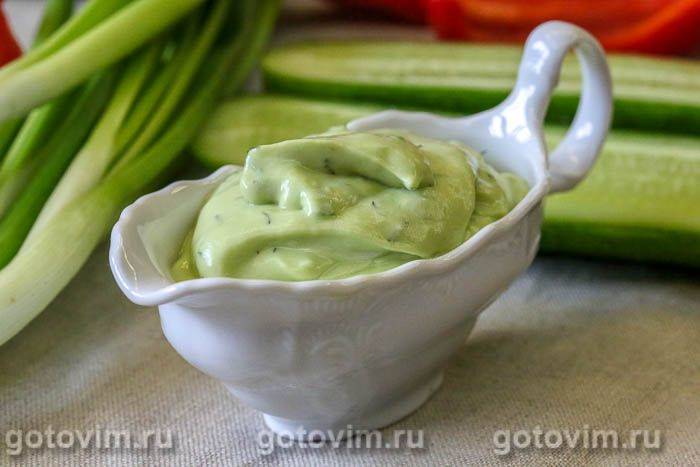 Соус з авокадо. Фотографія рецепта